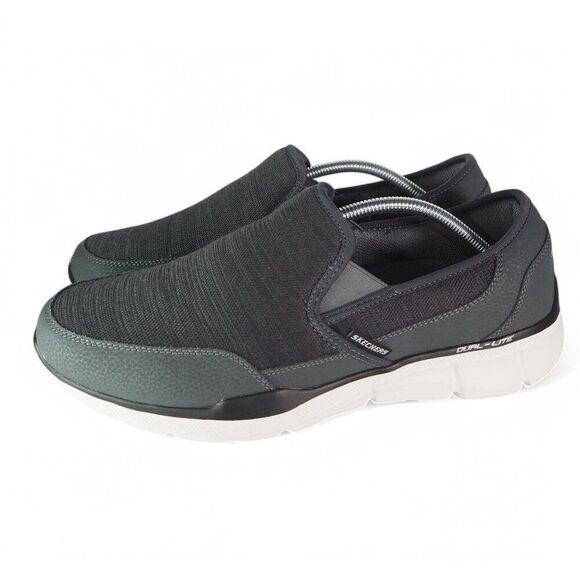 Skechers Equalizer 3.0 Relaxed Fit Memory Foam Slip-ons Shoes 58809S Men's 12 - Picture 2 of 11